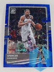 2020-21 Donruss Optic Blue Velocity Spencer Dinwiddie #43 Nets